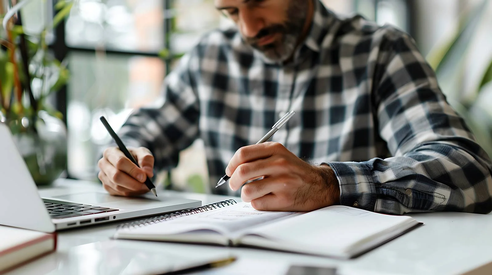 Office Desk Drawing Scene — free download from Dotvec