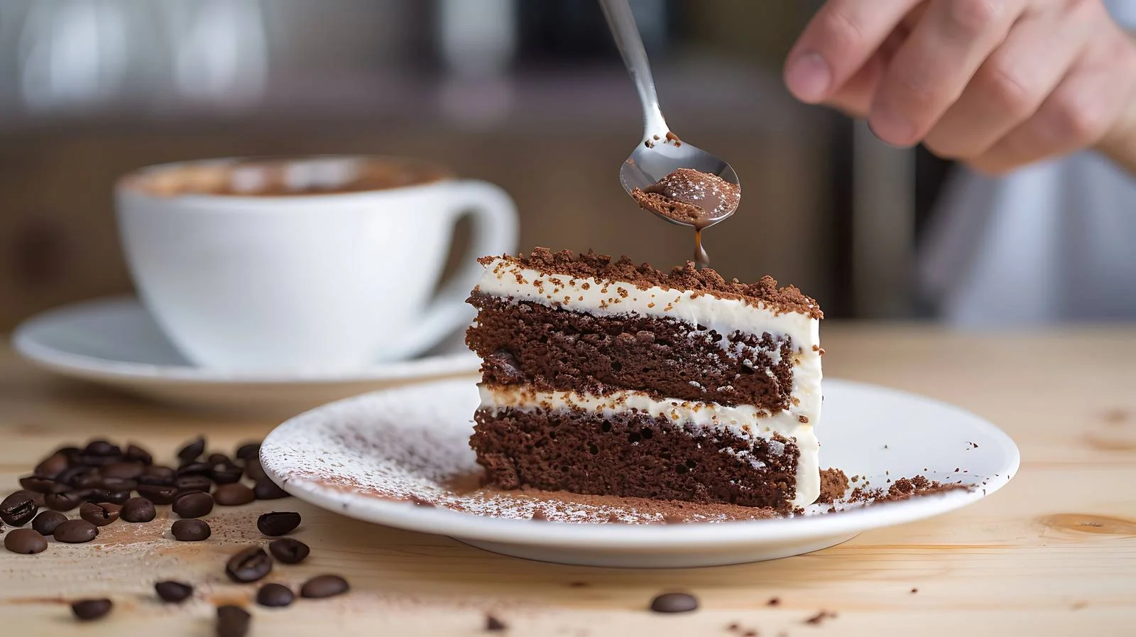 Man Mixing Coffee and Sugar — free download from Dotvec