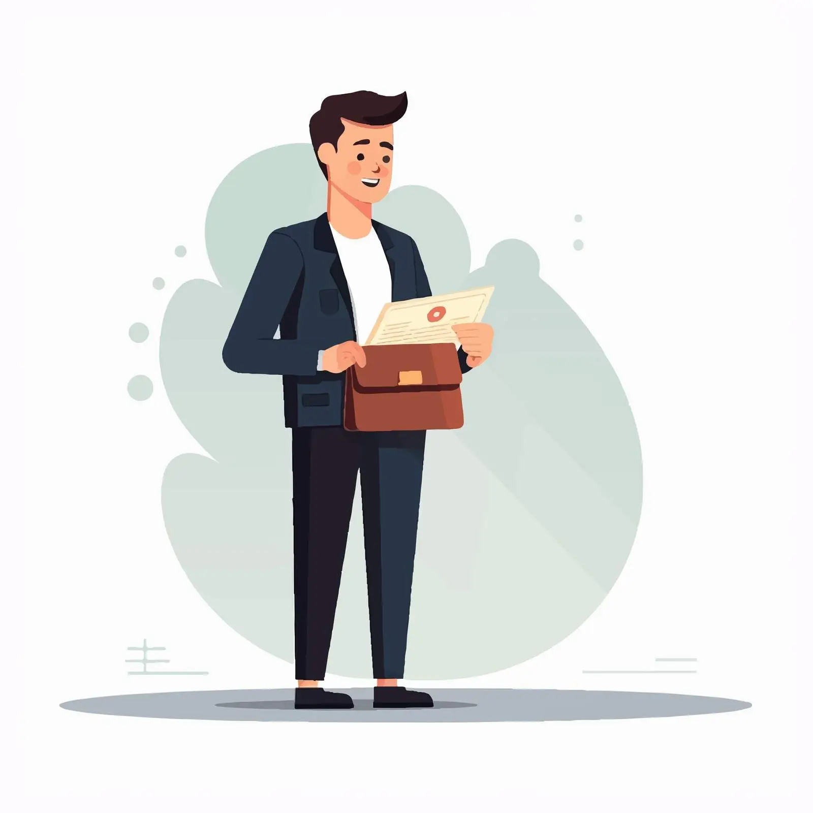 Businessman Holding Wallet and Cash – free expense image from Dotvec