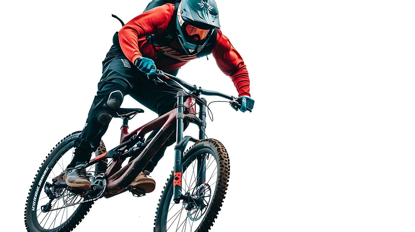 Extreme mountain biking at Vernon BC — free download from Dotvec