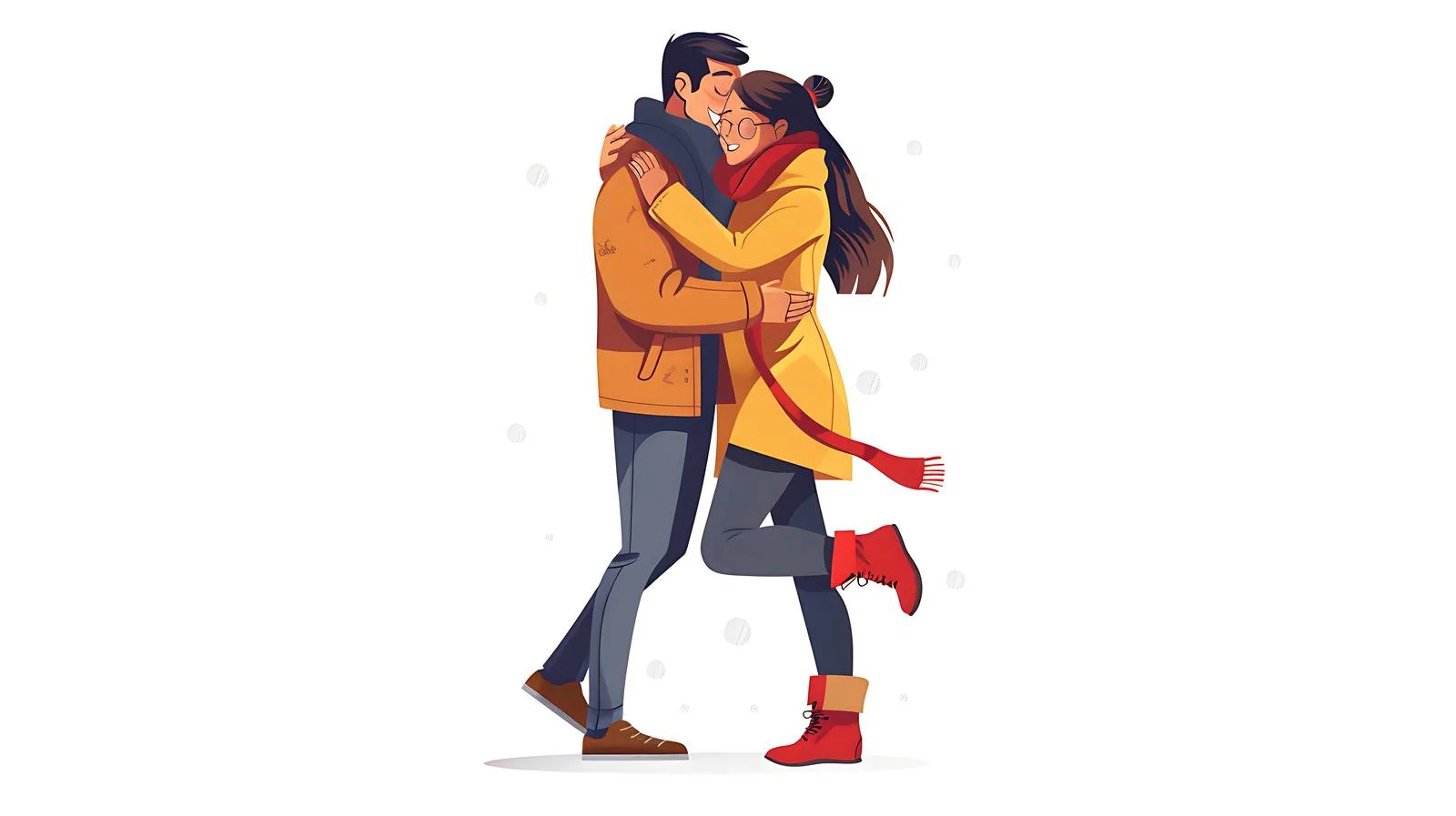 Joyful Husband Embracing Wife — free download from Dotvec