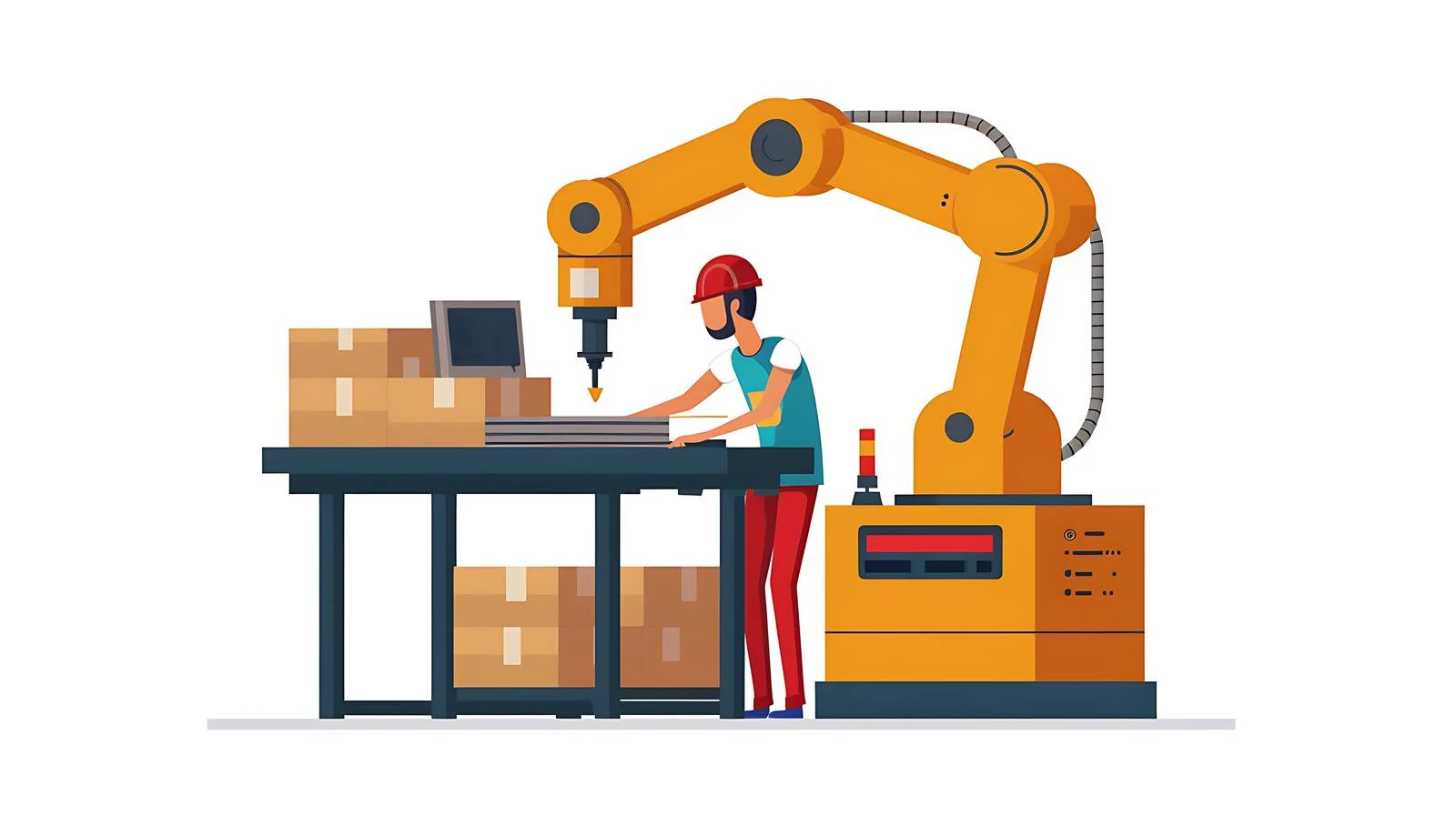 Industrial Factory Machine Operation — free download from Dotvec