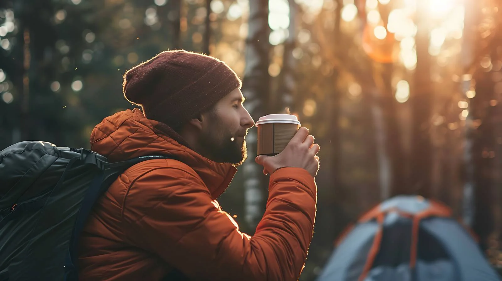 Morning Coffee Break Scene — free download from Dotvec