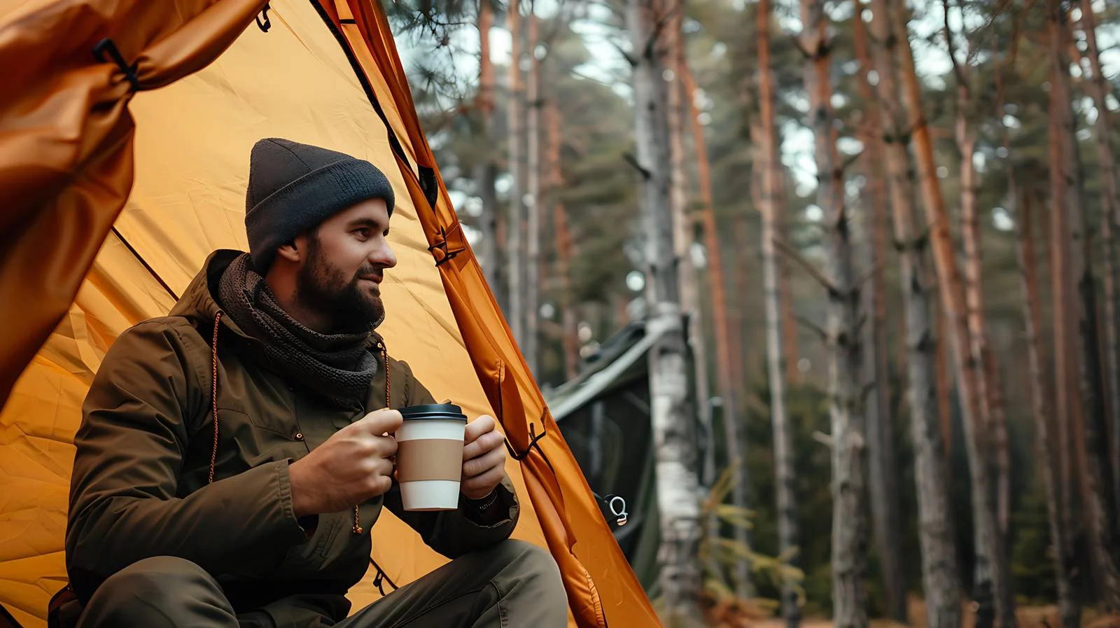 Morning Coffee Break Scene — free download from Dotvec