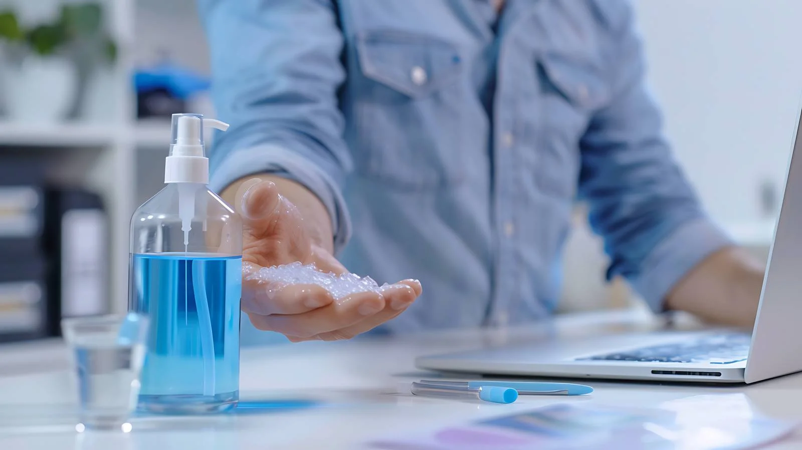 Sanitizing Desk Hand Wash Procedure — free download from Dotvec