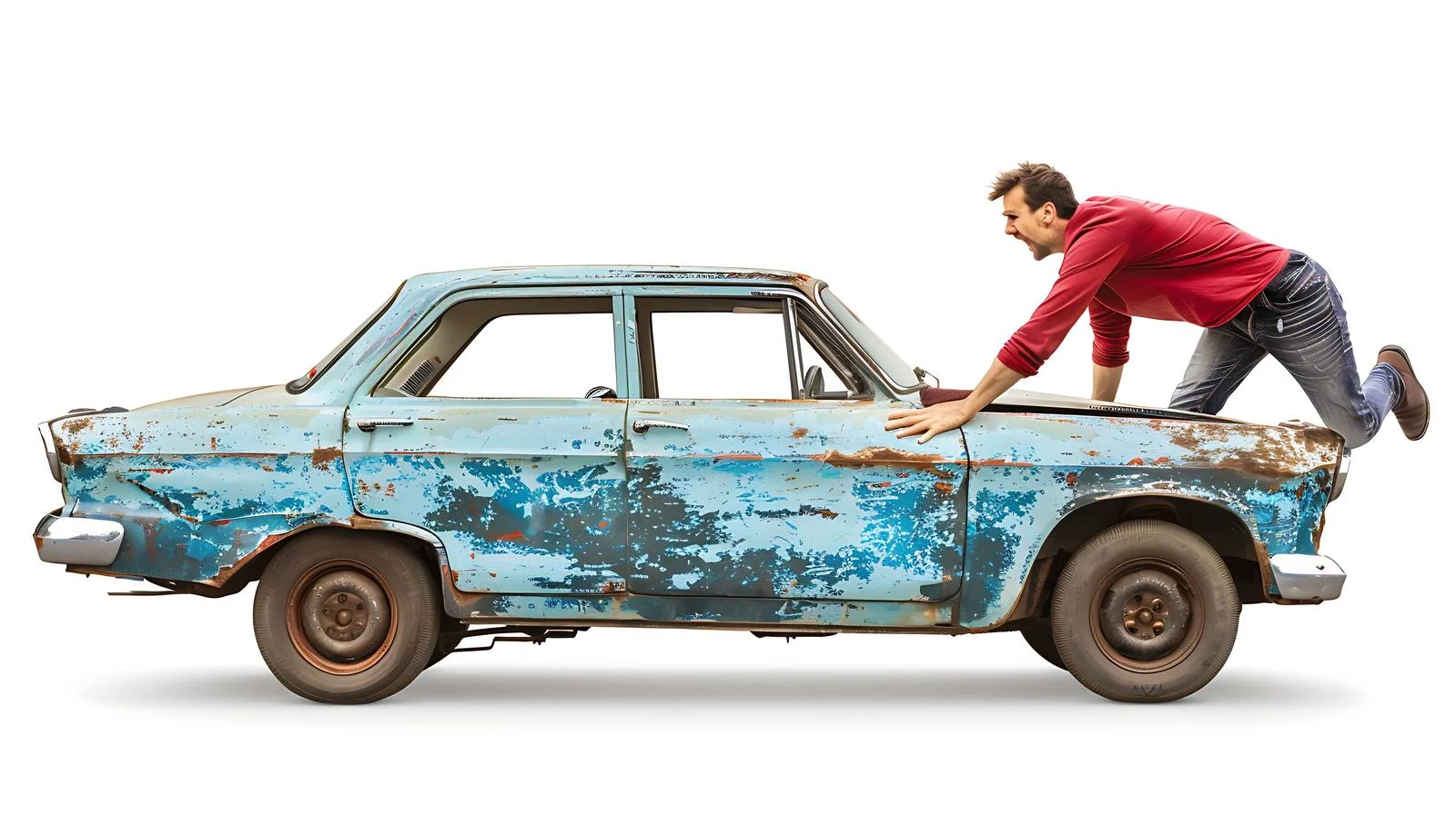 Vehicle Breakdown Assistance on Hot Road — free download from Dotvec