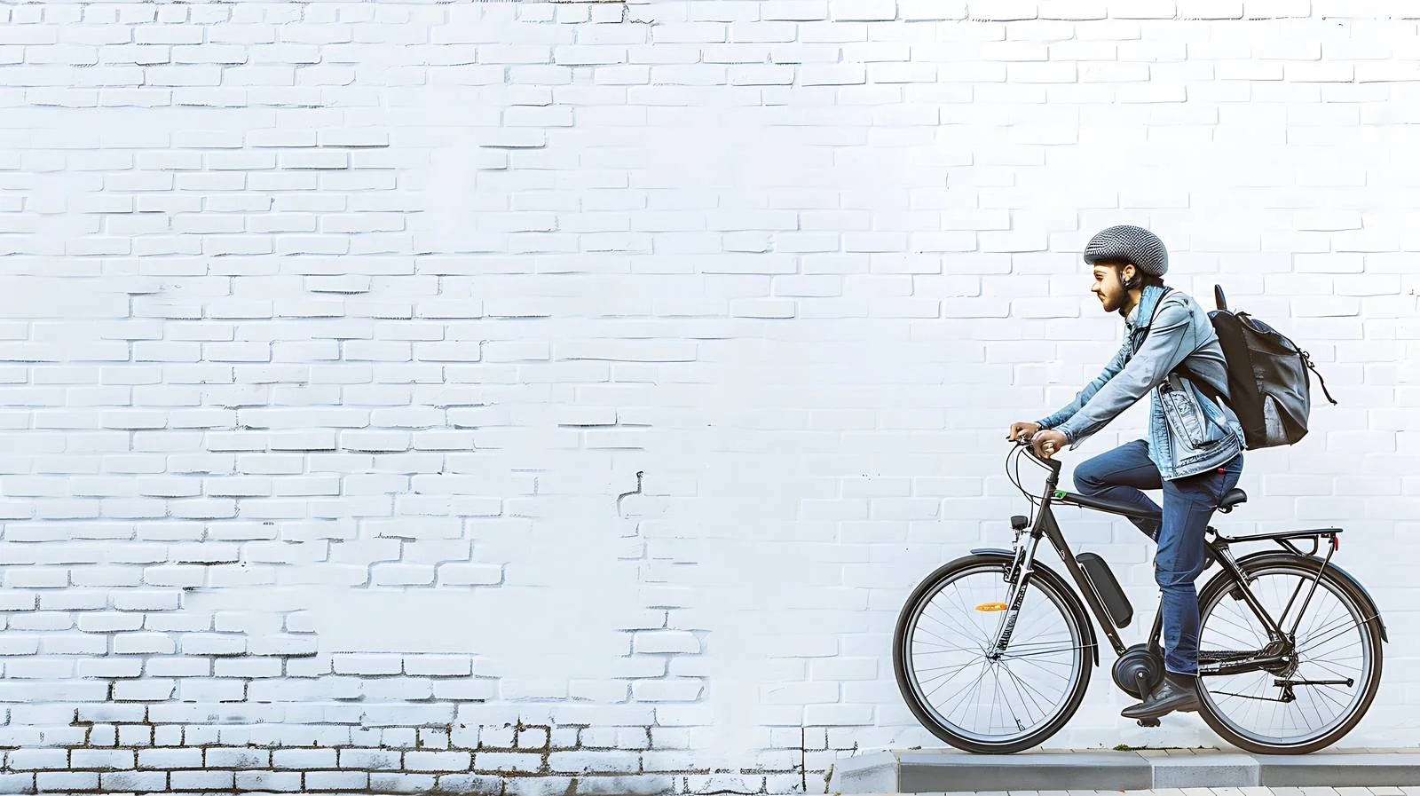 Urban E-Bike Rider — free download from Dotvec