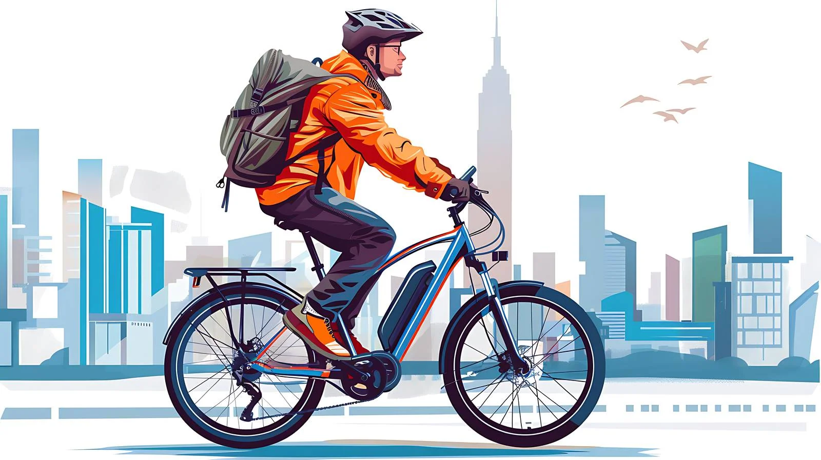 Urban E-Bike Commute — free download from Dotvec