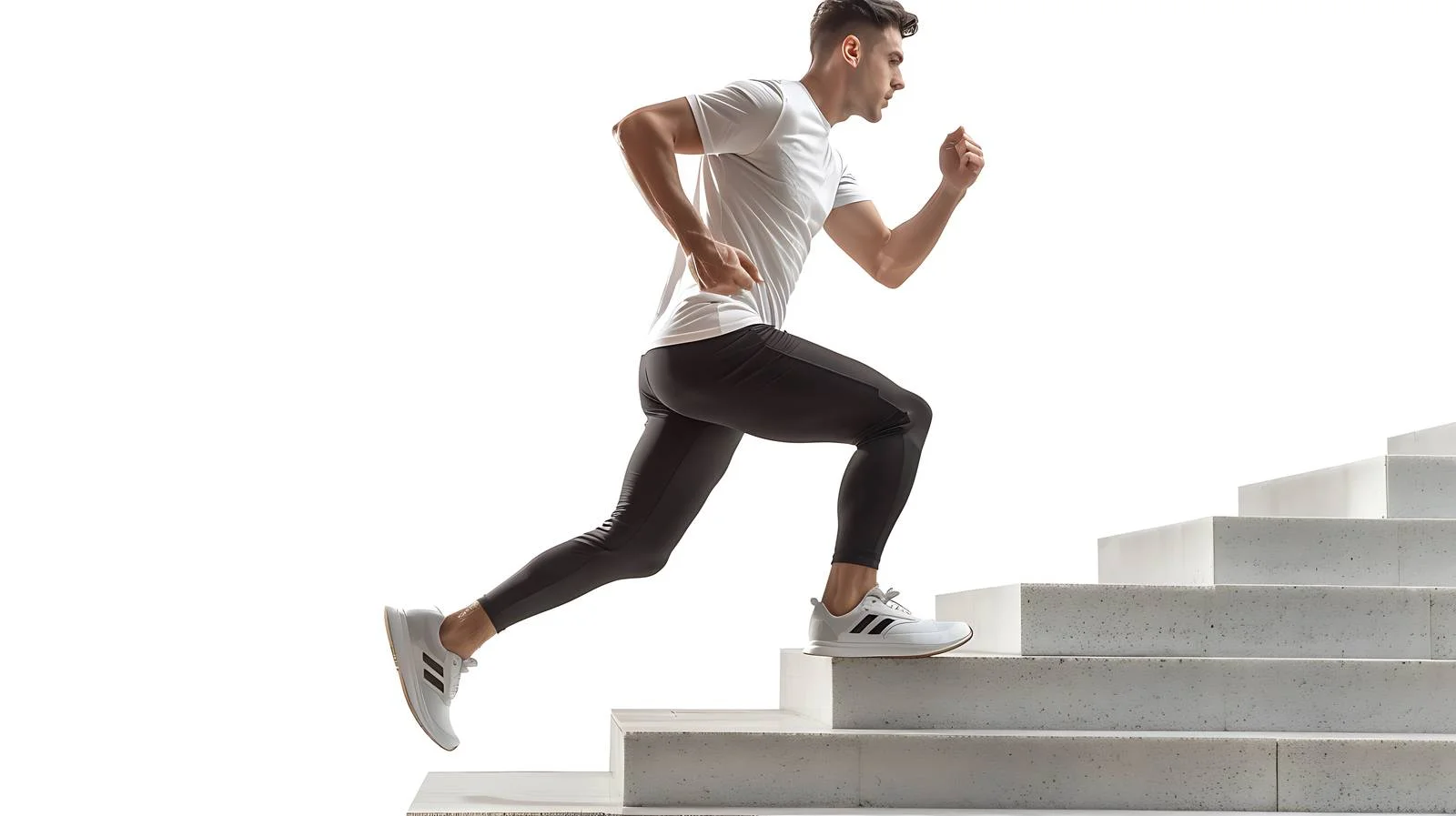 Man Running Down Stairs — free download from Dotvec