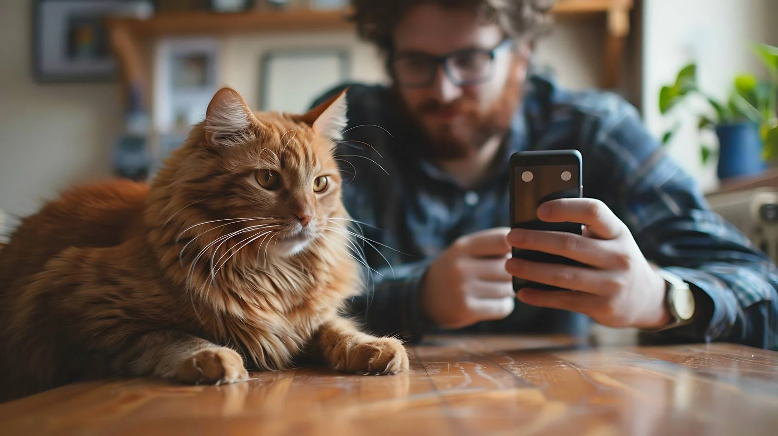 Capturing Ginger Cat Moment — free download from Dotvec