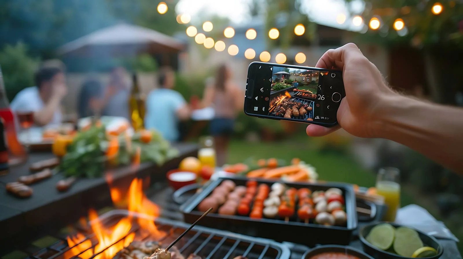 Culinary photography at barbecue event — free download from Dotvec