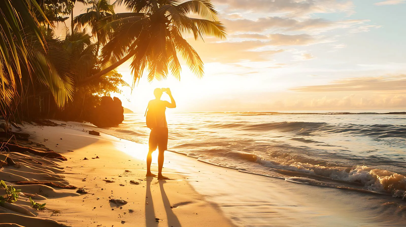 Sunset Beach Photography — free download from Dotvec