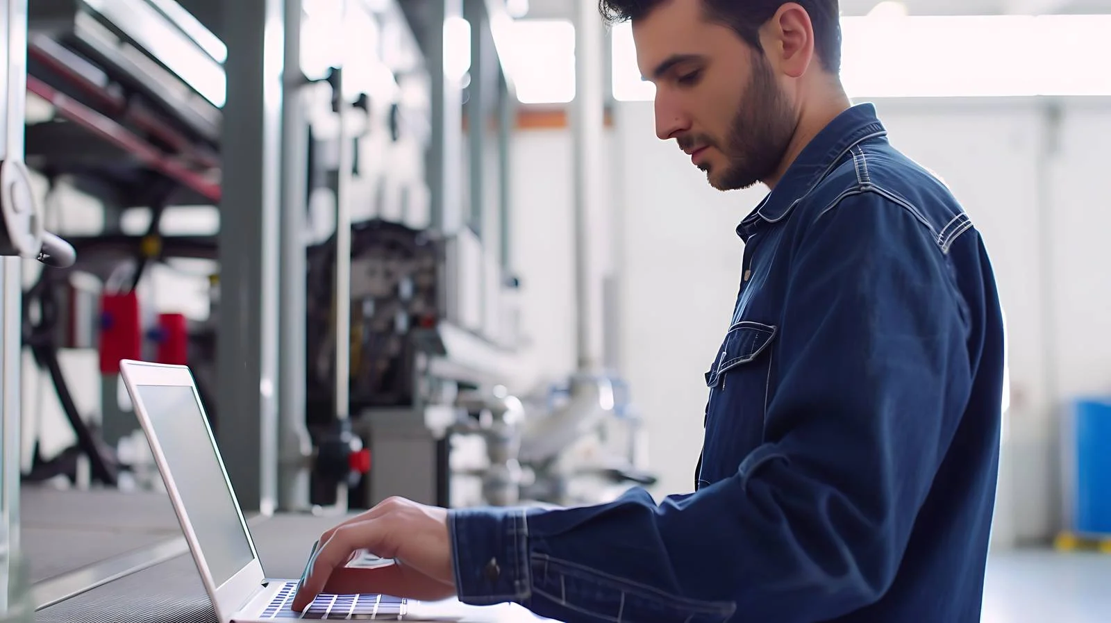 Industrial Laptop Usage — free download from Dotvec