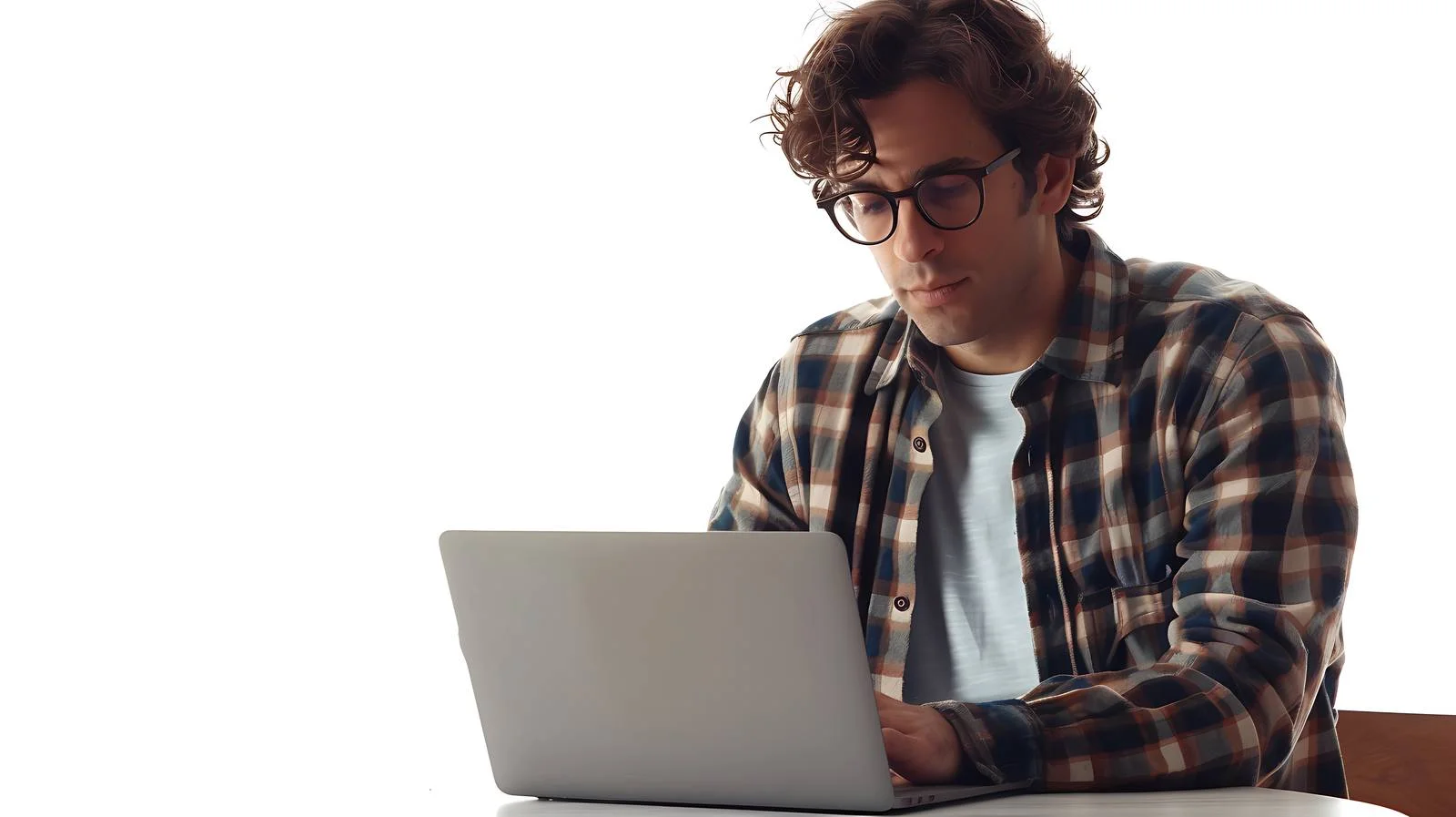 Professional Working Man with Laptop — free download from Dotvec