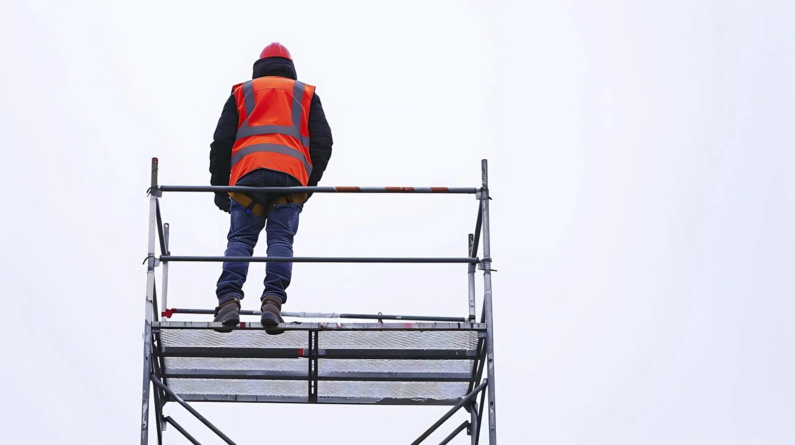 Construction Worker Safety on Scaffolding — free download from Dotvec
