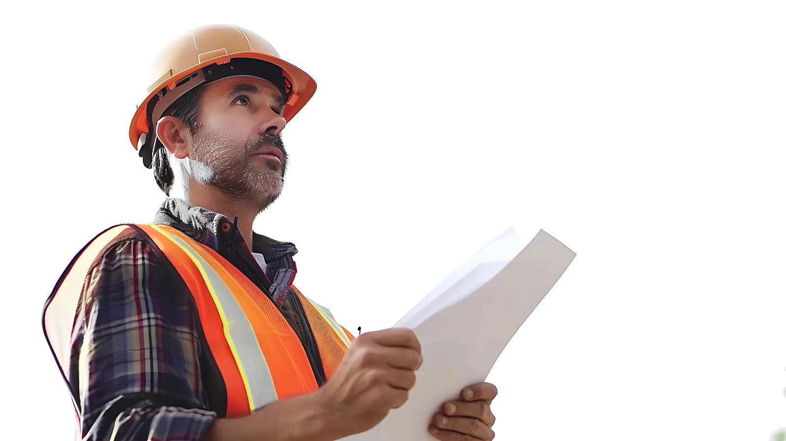 Construction worker safety documents inspection — free download from Dotvec