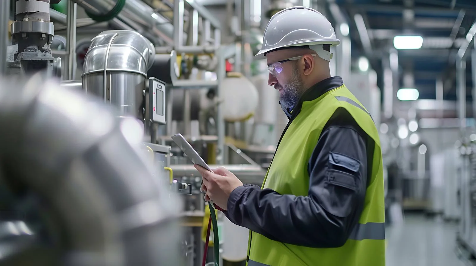 Quality Inspection in Modern Factory — free download from Dotvec