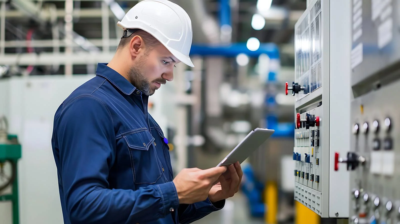 Factory System Inspection with Tablet — free download from Dotvec