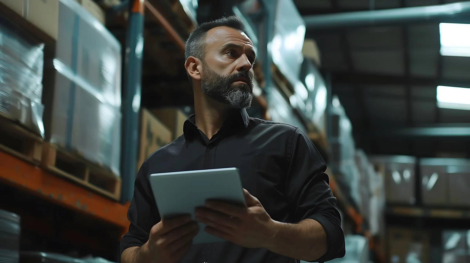 Factory Storeroom Inspection with Tablet — free download from Dotvec