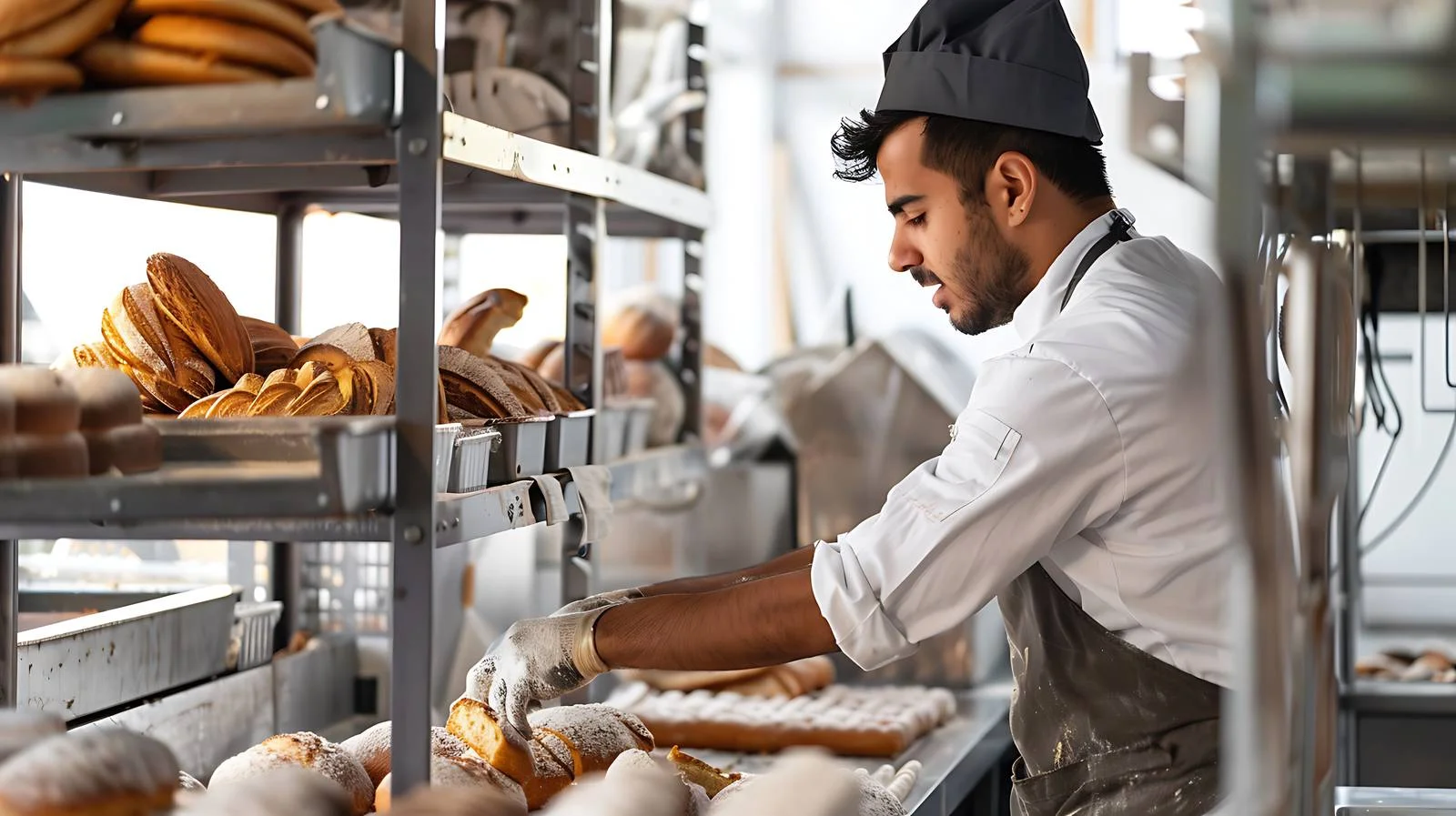 Bakery Worker on White Background — free download from Dotvec