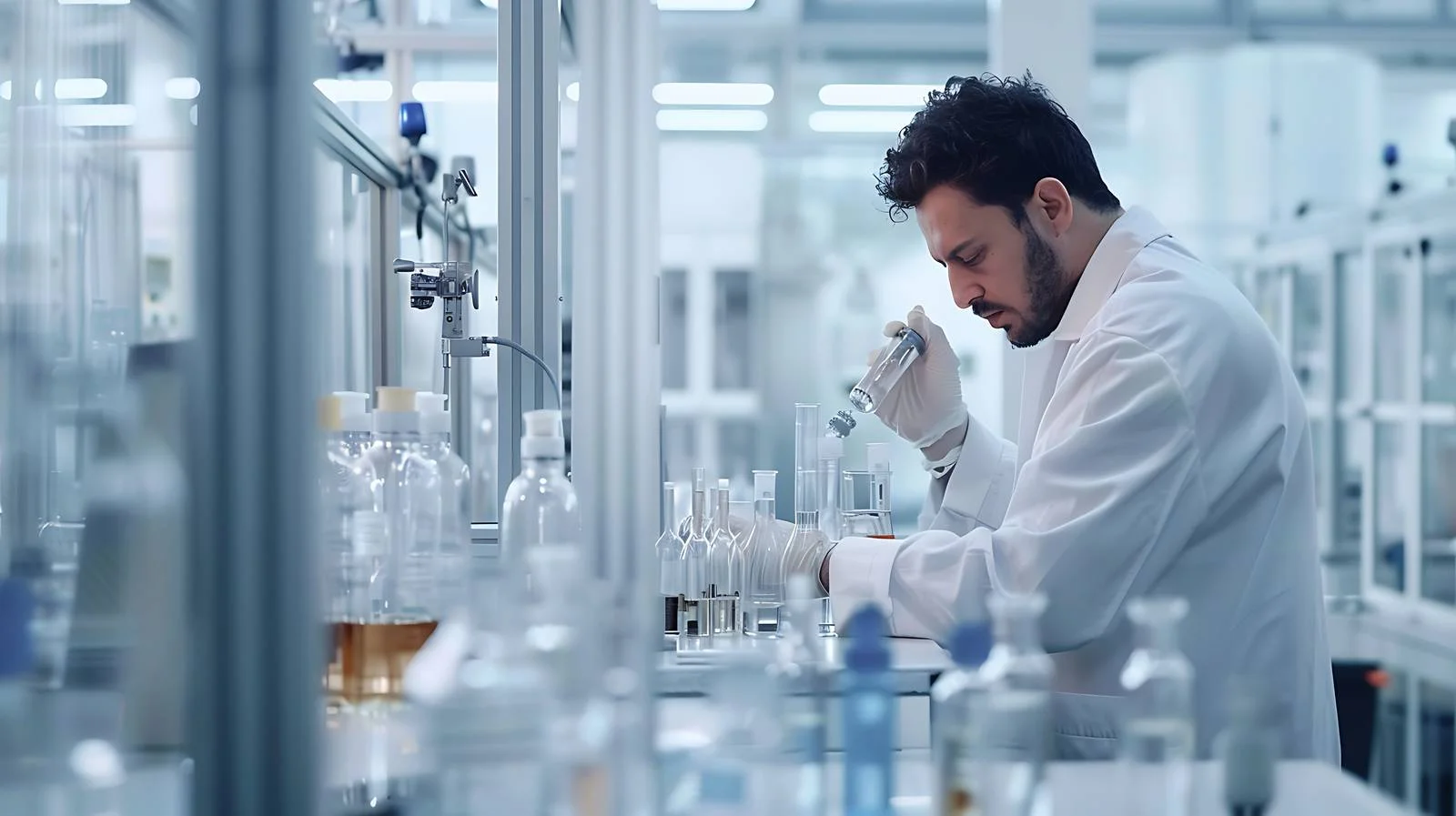 Factory Worker on White Background — free download from Dotvec