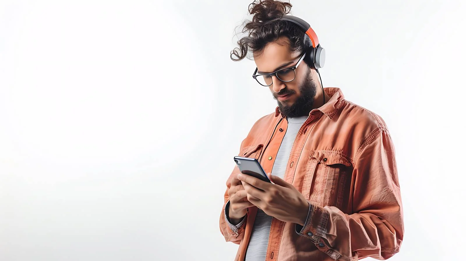 Professional Workflow with Smartphone in Coworking Space — free download from Dotvec