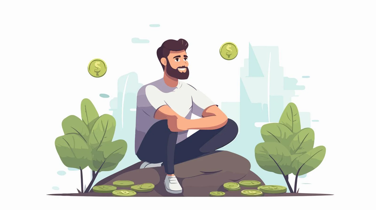 Financial Planning Cartoon Analysis — free download from Dotvec