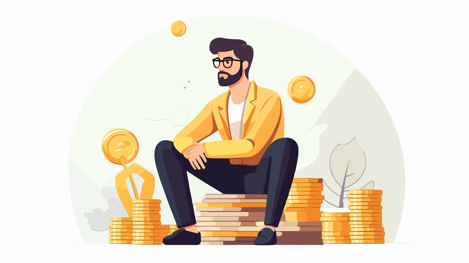 Financial Planning Cartoon Analysis — free download from Dotvec