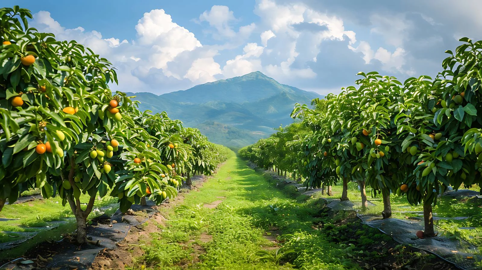 Serene Mango Farm Alley Mountain View — free download from Dotvec