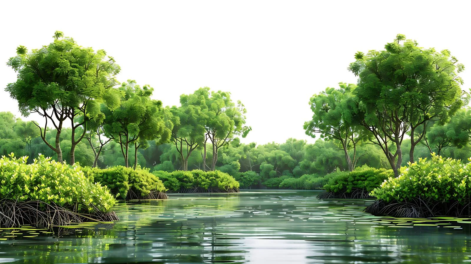 Tranquil Mangrove Stream — free download from Dotvec