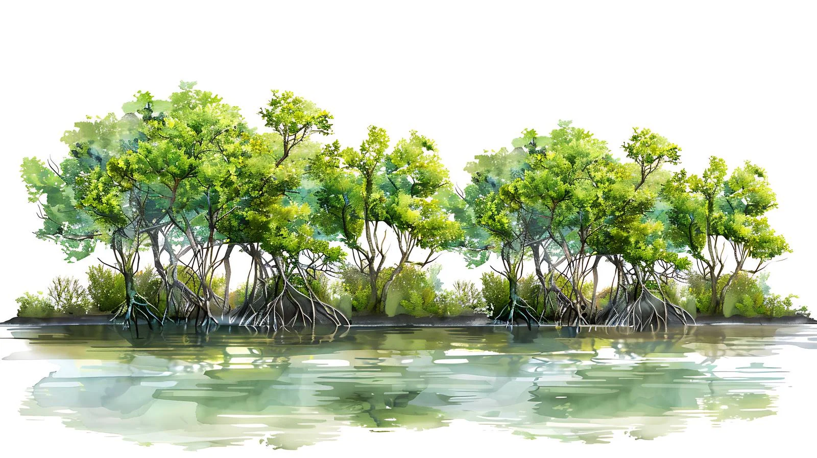 Tranquil Mangrove Landscape — free download from Dotvec