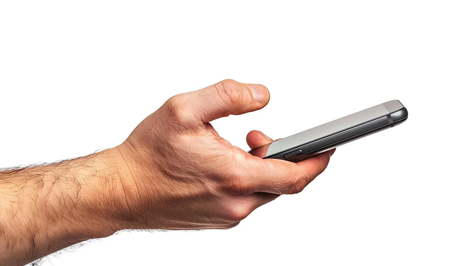 Smartphone Close-Up in Hand — free download from Dotvec