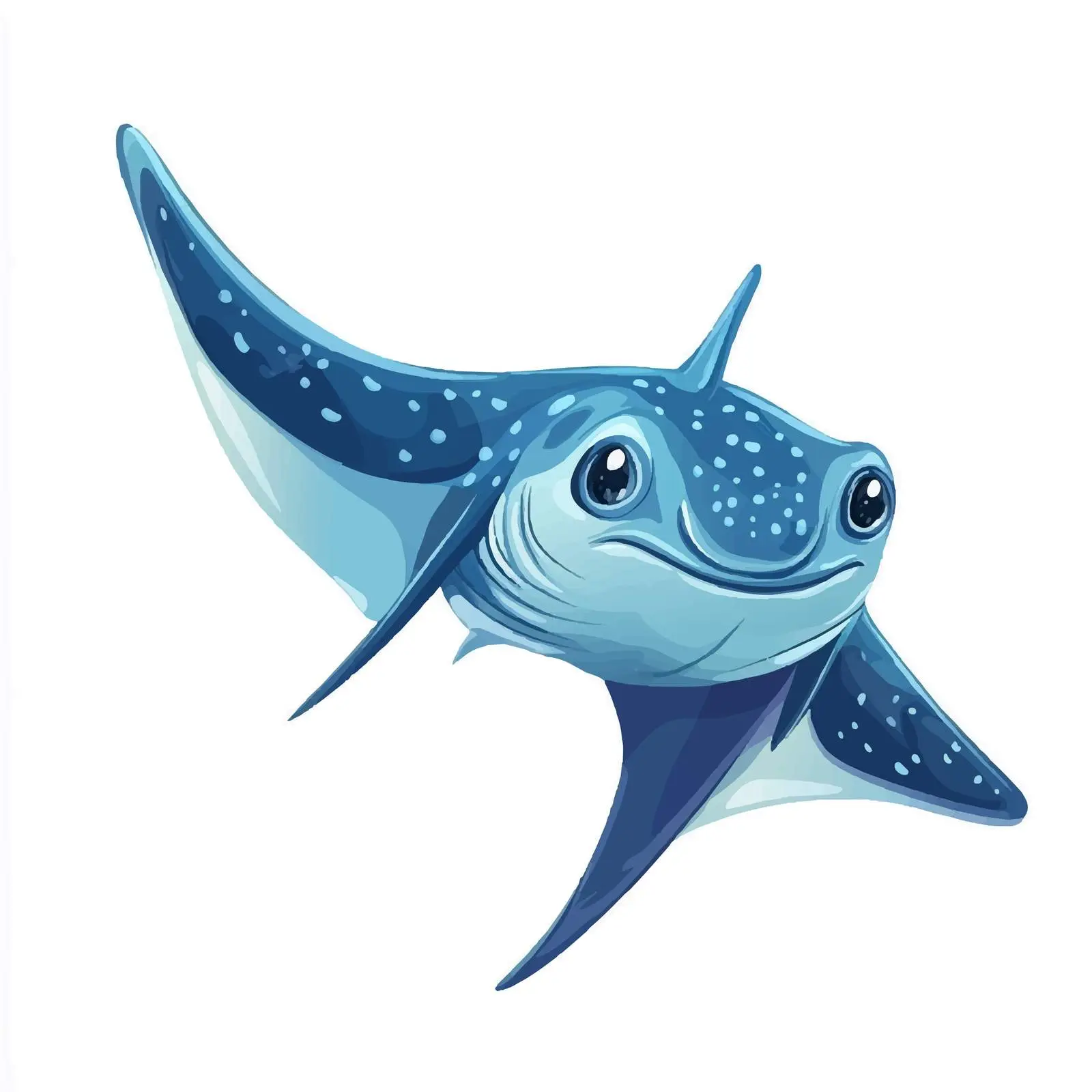 Cartoon Manta Rays Vector Illustration — free download from Dotvec