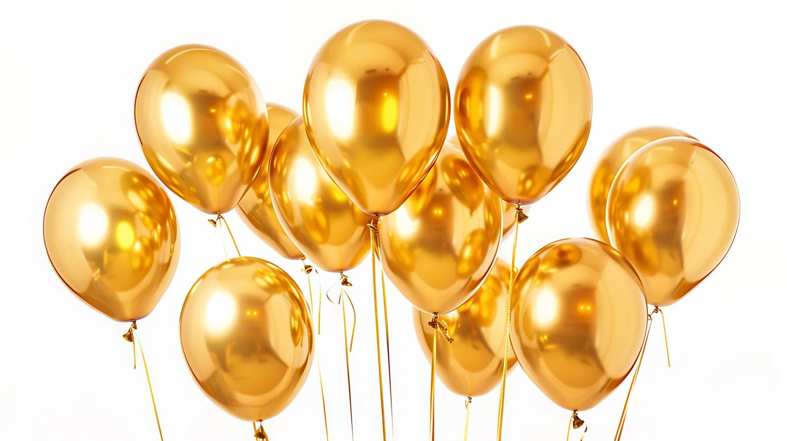 Luxurious Gold Foil Balloons Display — free download from Dotvec
