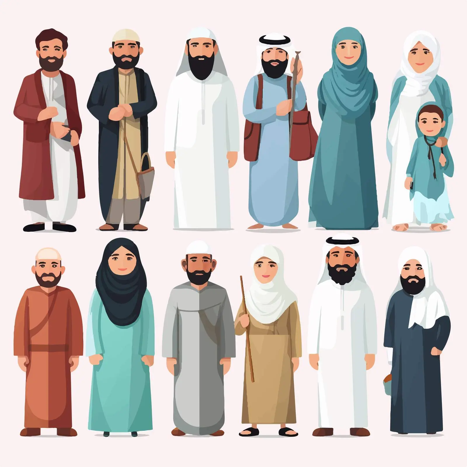Muslims Worldwide Celebrating Diverse Cultures – free cultural exchange image from Dotvec