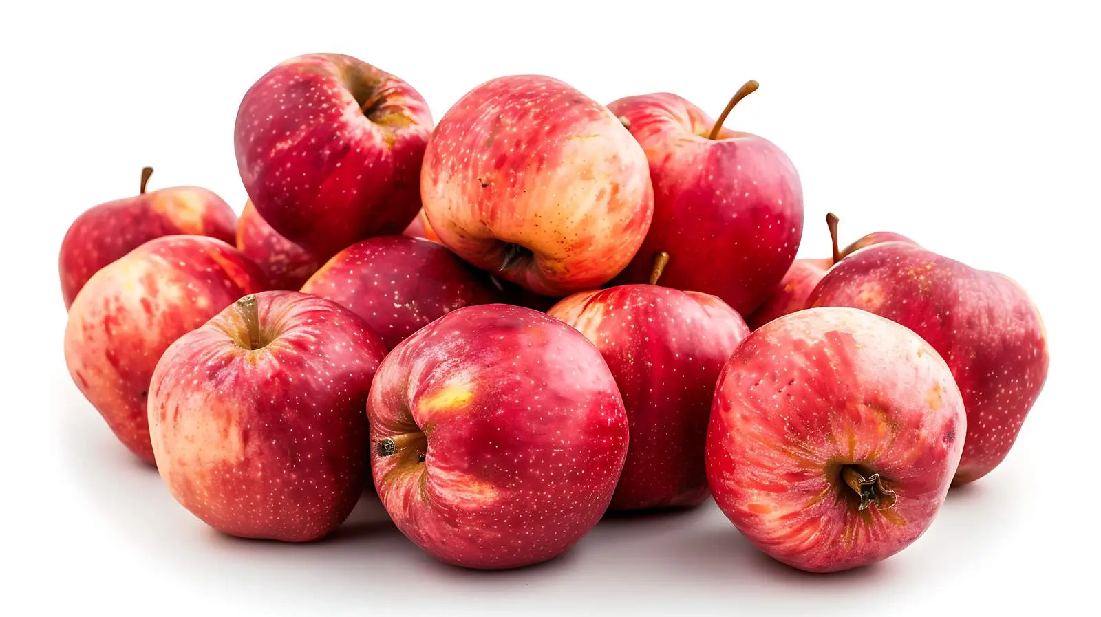 Ripe Red Apples on Stone Surface — free download from Dotvec