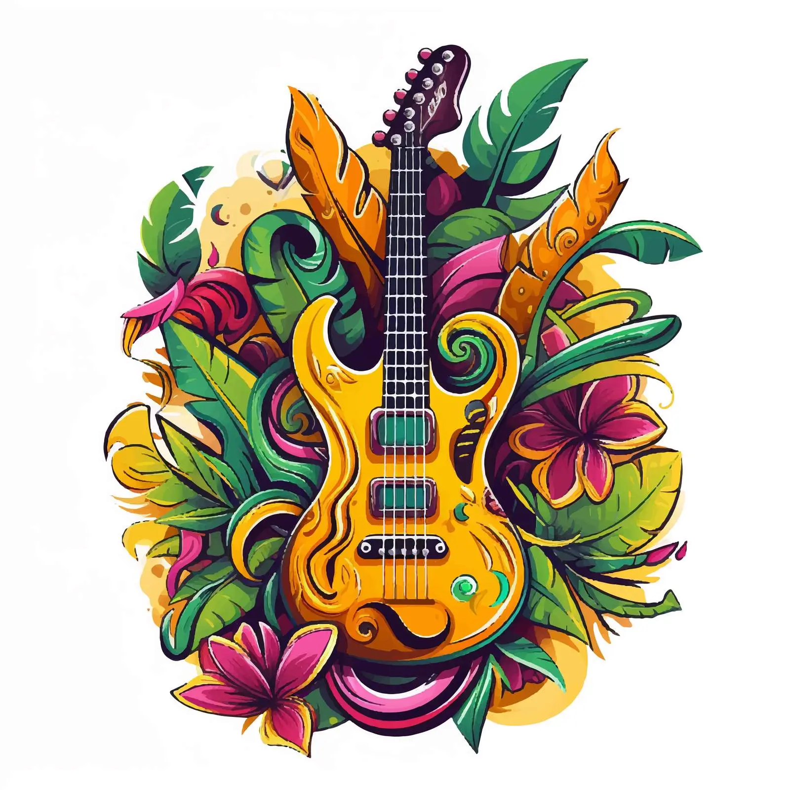 Mardi Gras Celebration Flyer and Invitation Template — free download from Dotvec