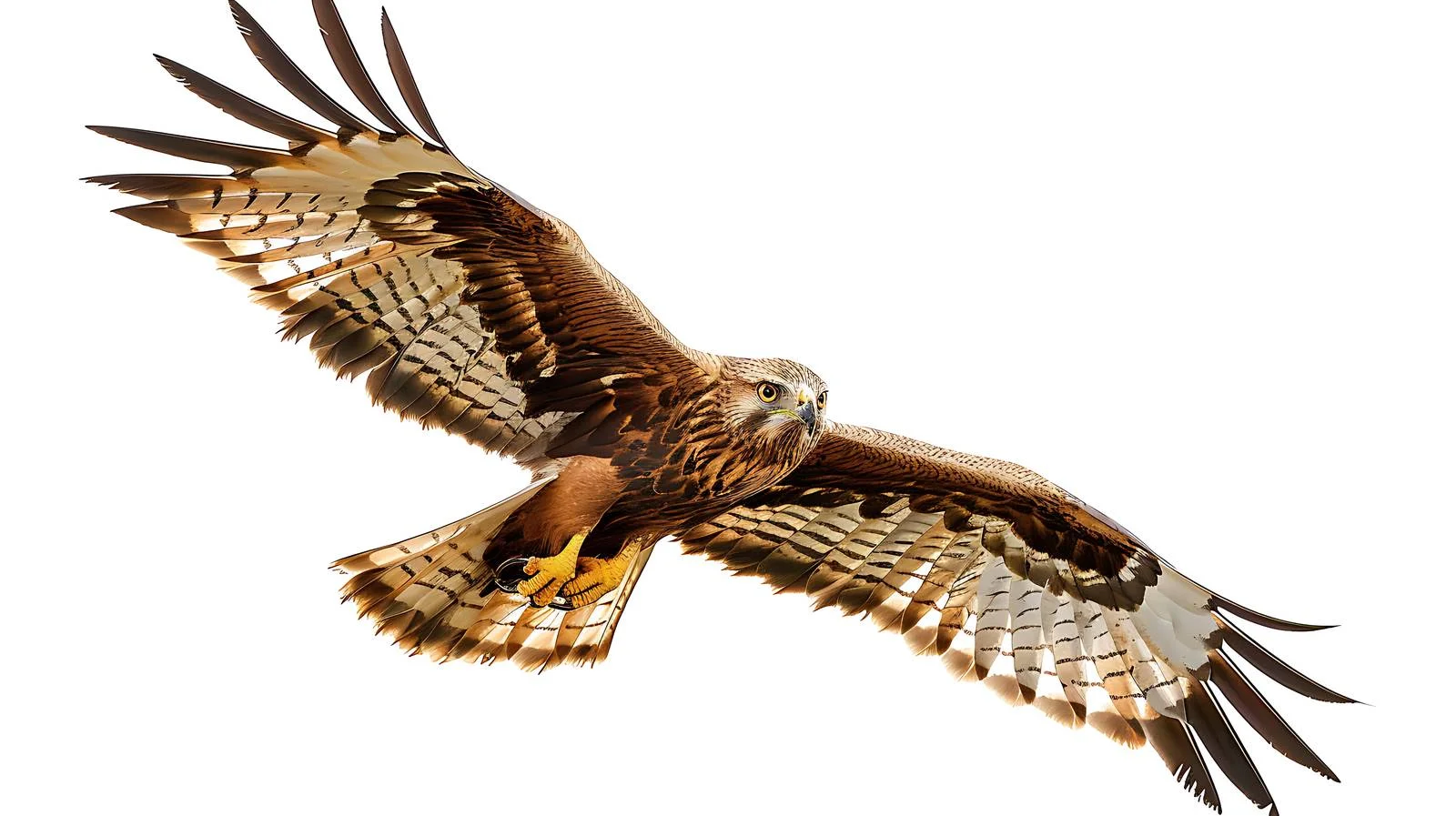 Male Marsh Harrier Isolated on White — free download from Dotvec