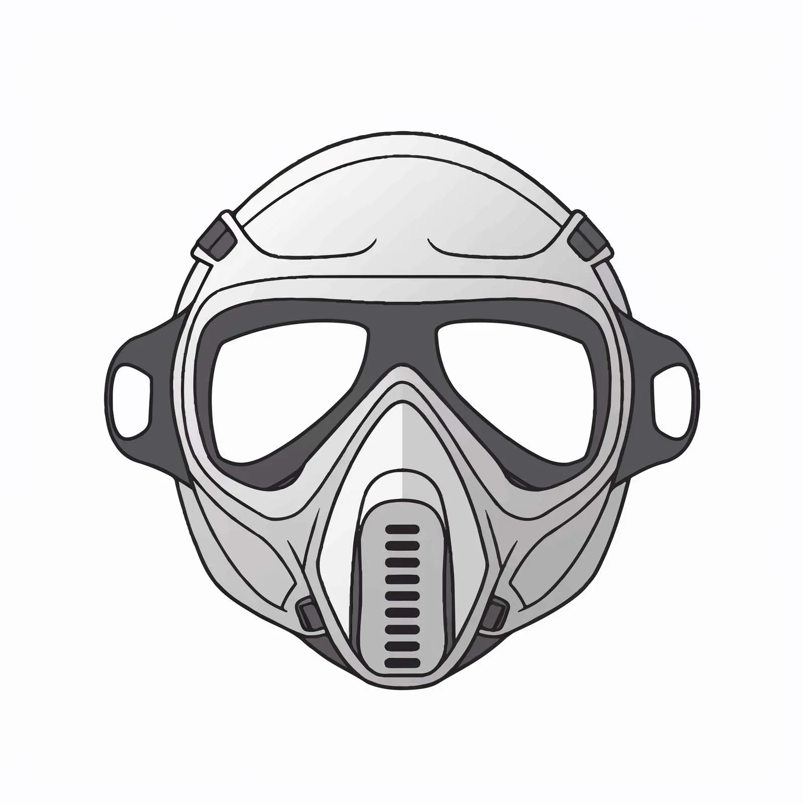 Isolated Line Mask Vector Illustration — free download from Dotvec