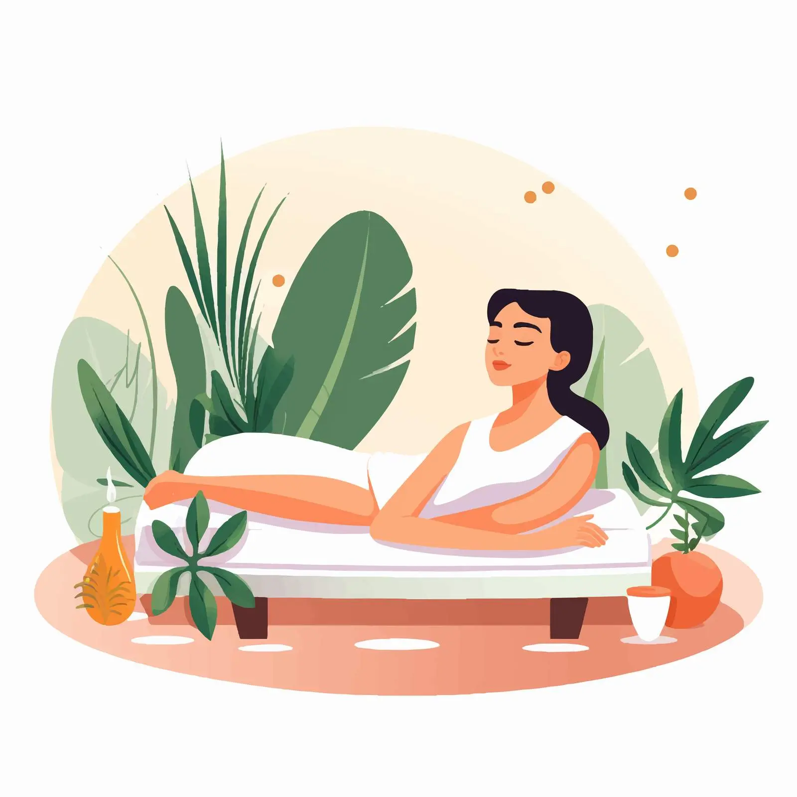 Herbal Spa Wellness Body Therapy Session – free beauty therapy image from Dotvec
