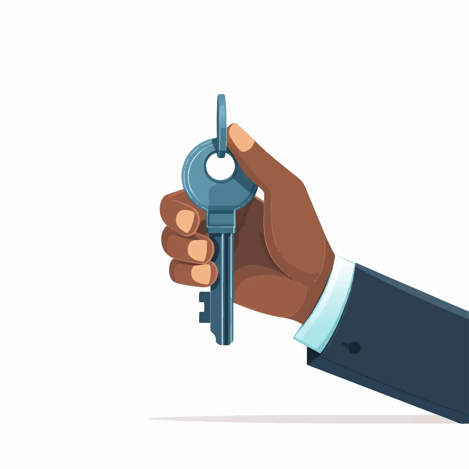 Key Icon Unlocking Door to Success — free download from Dotvec