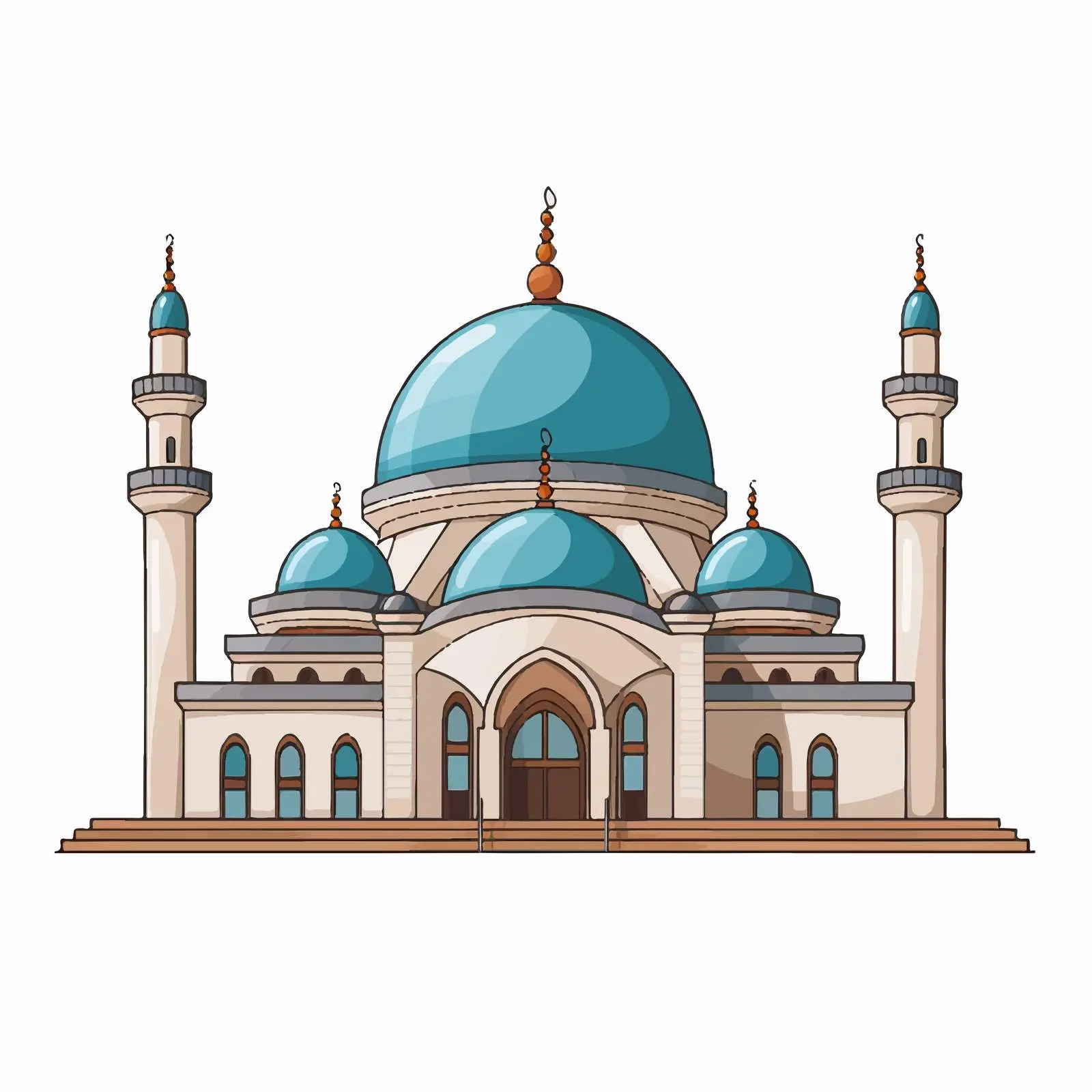 Cartoon Vector Line Illustration — free download from Dotvec