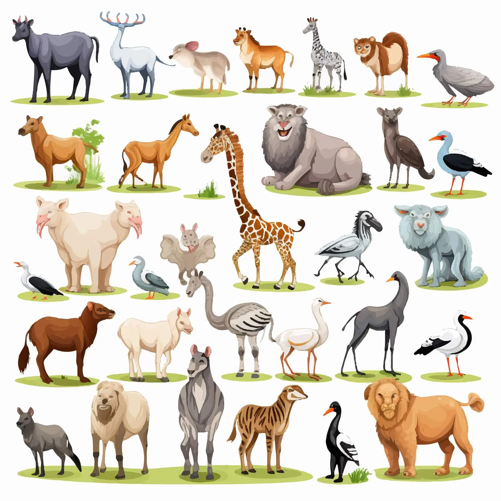 Animal Count Match Illustration — free download from Dotvec