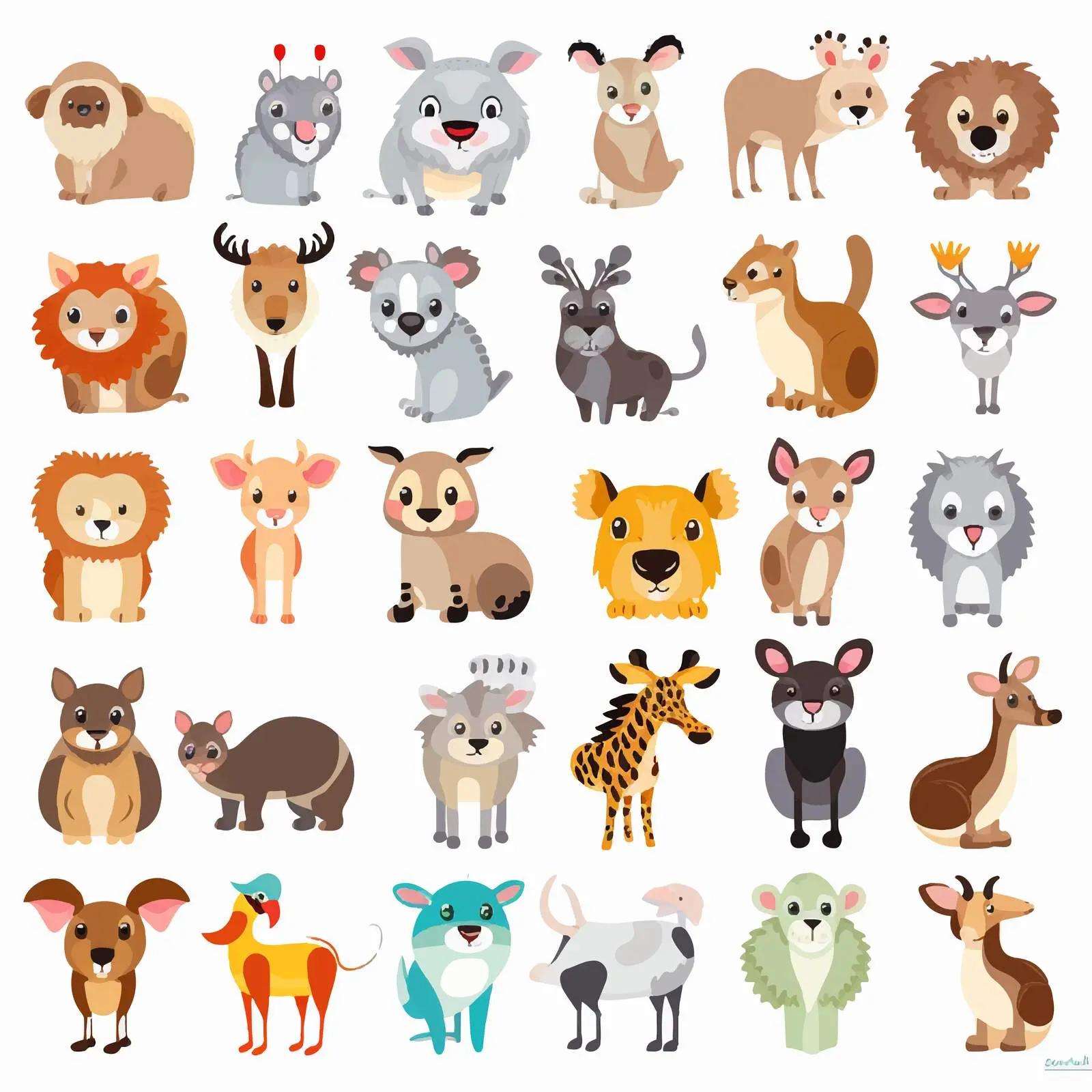 Animal Count Comparison Vector Illustration – free comparison image from Dotvec