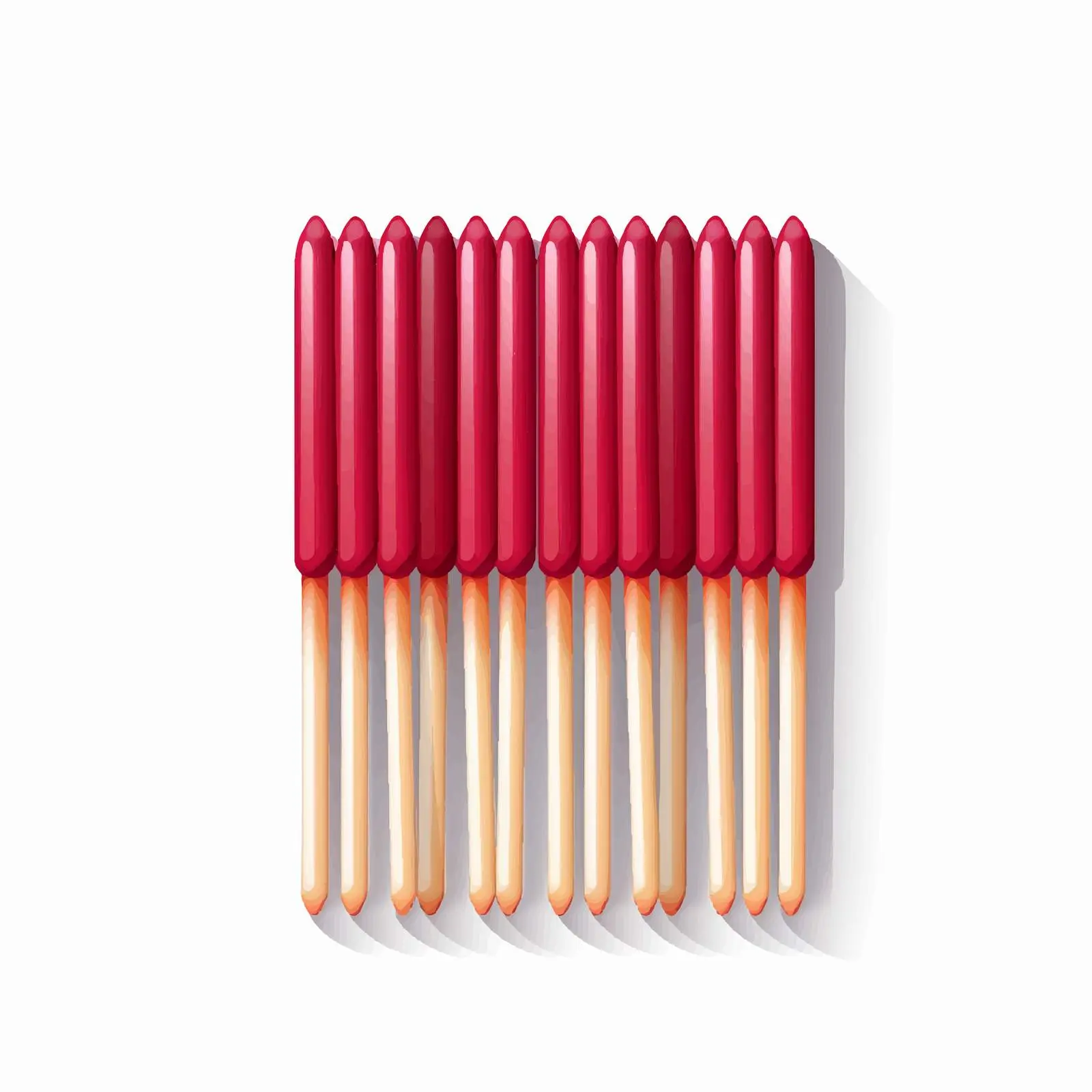 Isolated Vector Illustration of Matches – free candle light image from Dotvec