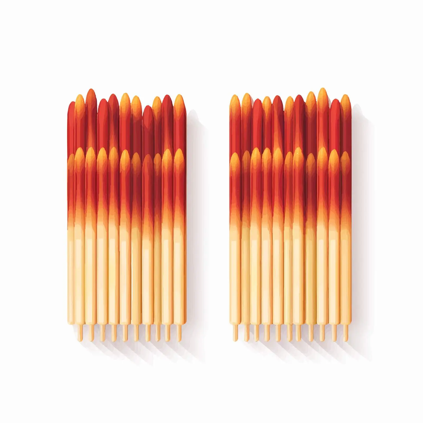 Isolated Vector Illustration of Matches on White Background — free download from Dotvec