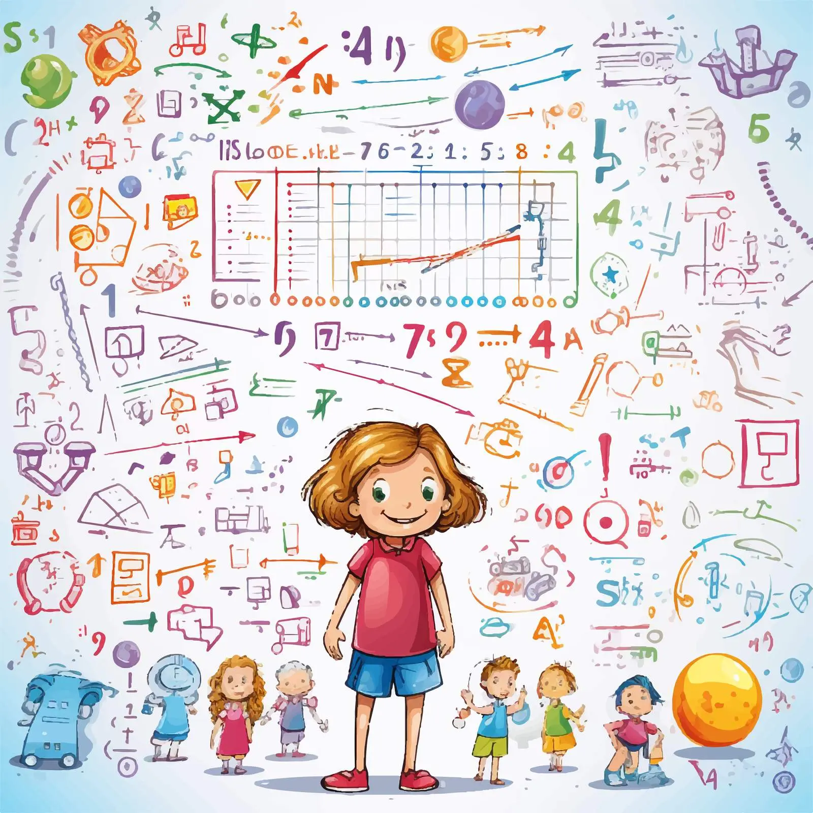 Kids Multiplication Worksheet Template — free download from Dotvec