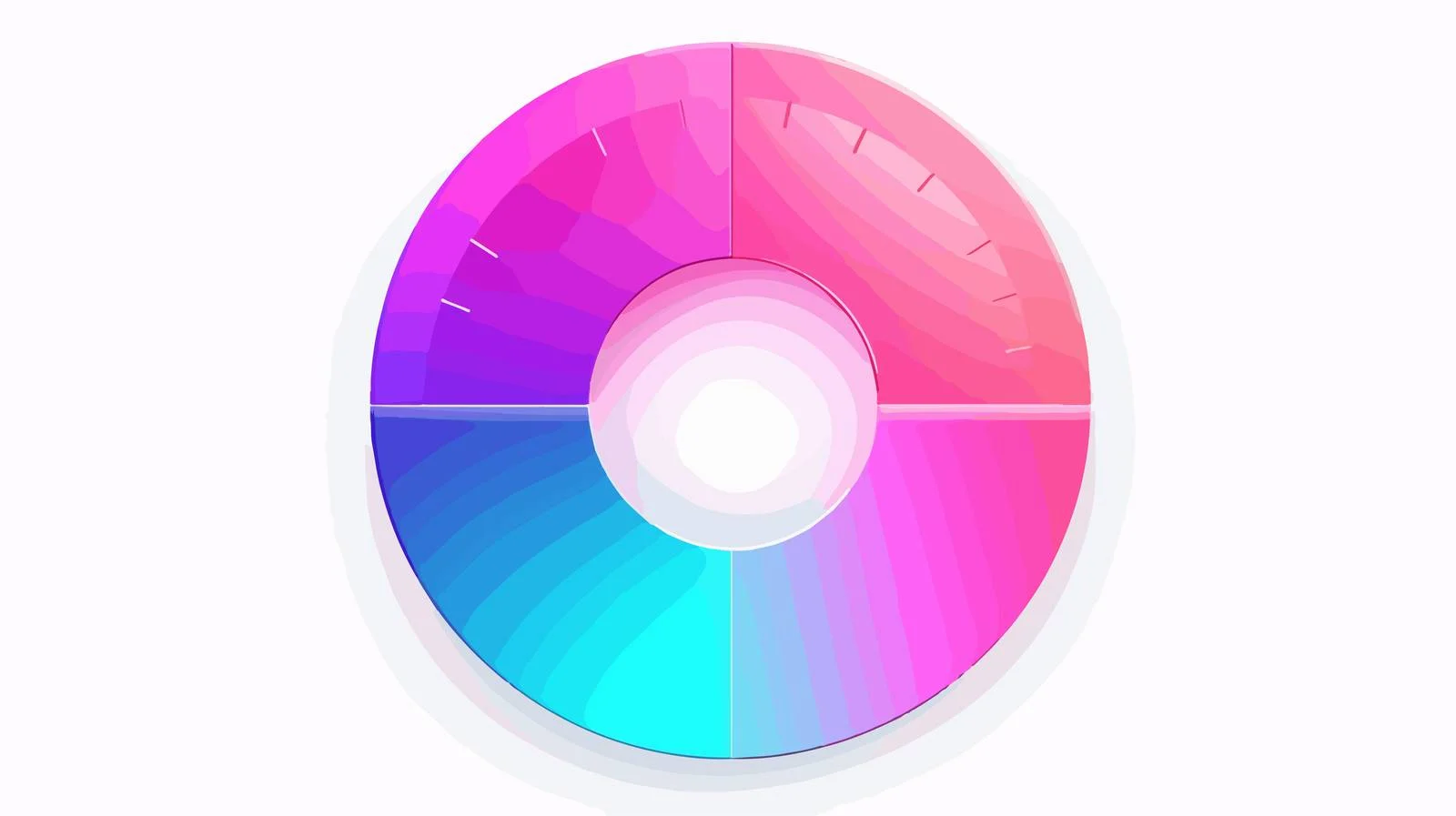 Circular Math Icon with Gradient Finish — free download from Dotvec