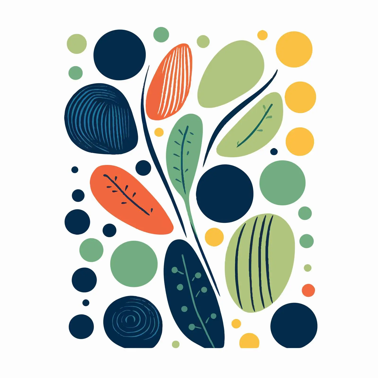 Matisse-Inspired Contemporary Wall Art for Printing — free download from Dotvec