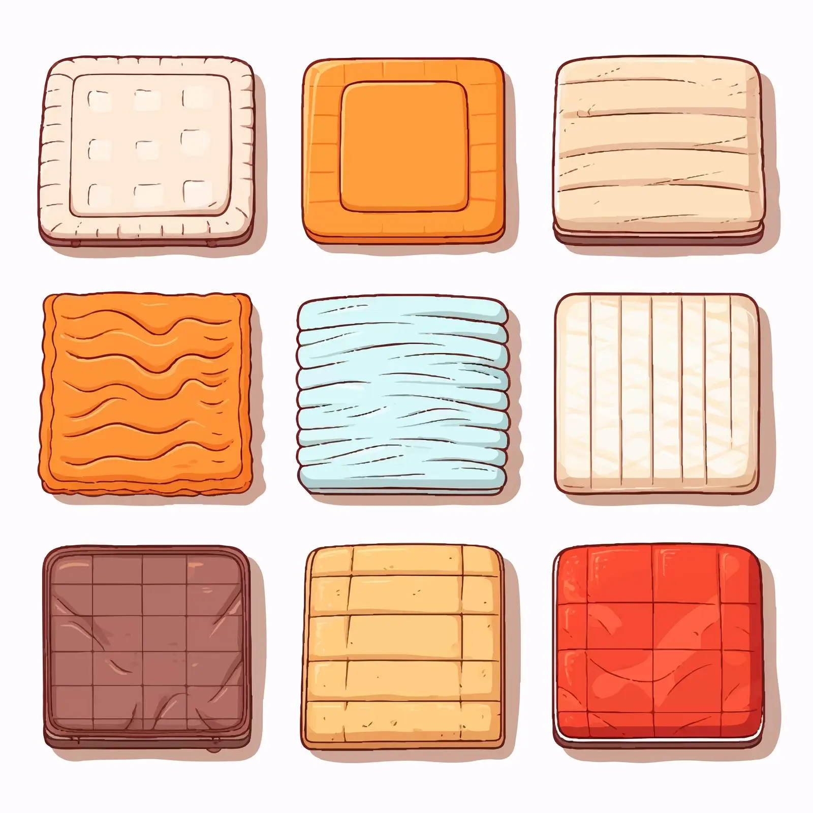 Isolated Mattress Vector Illustration on White Background — free download from Dotvec